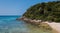 Perhentian Island. Beautiful aerial view of a paradisiacal tropical beach