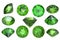 Peridot isolated. Gemstone