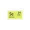 Periodic table element selenium icon. Element of chemical sign icon. Premium quality graphic design icon. Signs and