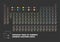 Periodic Table of element showing electron shells