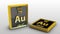 Periodic Table Of Elements - gold - Au