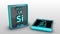 Periodic Table Of Elements - silicon - Si