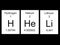 Periodic Table - First Three Elements