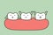Periodontitis or gum disease with swell