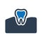 Periodontitis icon. Oral surgery icon