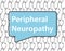 Peripheral Neuropathy disease on stethoscope pattern