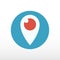 Periscope Icon. Streaming video service.