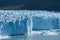 Perito Moreno glacier, blue ice burg glacier melting down to the aqua blue lake in Los Glaciares National Park, Santa Cruz,