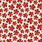 Periwinkle spring flower seamless pattern. Vector stock illustration eps 10.