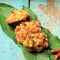 Perkedel Jagung or Bakwan Jagung, Indonesian Sweeet Corn Fritters. Savory Snack Side Dish