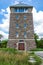 Perkins Memorial Tower at the summit of Bear Mountain provides a view of four states and the skyline of Manhattan