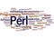 Perl programming, word cloud concept 6