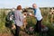 Perm, Russia - July 13.2016: Man and woman paint cross