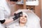 Permanent make-up wizard makes eyebrow correction procedure