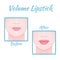 Permanent makeup lips