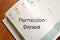 Permission denied write on notebook