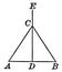 Perpendicular Bisector of the Base of an Isosceles Triangle vintage illustration