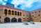 PERPIGNAN, FRANCE, JUNE 27, 2017: Palace of the Kings of Majorca in Perpignan, France