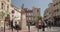 Perpignan, France - May 16, 2018: People Walking Place Hyacinthe Rigaud