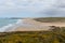 Perranporth beach North Cornwall England UK