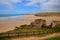 Perranporth beach North Cornwall England UK HDR