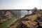 Perrine memorial bridge and Scenic view of Snake river canyon at Twin Falls Idaho