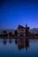 Perseid MEteor Shower at Menara gardens in Marrakech, Morocco, Africa