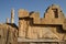 Persepolis is the capital of the Achaemenid kingdom. sight of Iran. Ancient Persia. Bas-relief on the walls of old buildings