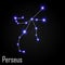 Perseus Constellation with Beautiful Bright Stars