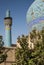 Persian islamic architecture detail of imam mosque in esfahan is