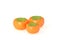 Persimmon fruits 3d illustration render.