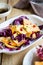 Persimmon with Radicchio and Pomegranate salad