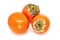 Persimmons On White