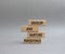 Persistence and development symbol. Wooden blocks with words Develop and nurture persistence. Beautiful grey background. Business