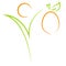 Person as Plant, Fruit Logo, Nature Logo, Food Logo, Vegan Logo