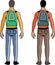 Person with Backpack vector