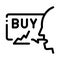 Person buyer icon vector outline illustration