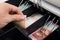 Person Hands With Banknote In Cash Register