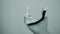 Person holding in hand facial mandibular endoprosthese printed metal 3D printer