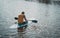 Person with a physical disability ride on sup board