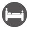 person sleeping pictogram hotel or motel icon image