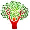 Person tree logo