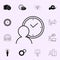 Person waiting sign icon. Profit icons universal set for web and mobile