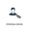 Personal Brand icon. Premium style design, pixel perfect Personal Brand icon for web design, apps, software, print usage