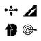 Personal Career. Simple Related Vector Icons