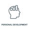 Personal Development icon from business training collection. Simple line Personal Development icon for templates, web design and