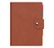 Personal Diary or Organiser Book with Brown Leather Cover. 3d Re