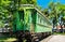 Personal green railroad car of Joseph Stalin in his birthplace Gori, Georgia