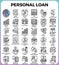 Personal loan icons