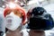 Personal protective equipment mask for hazardous work